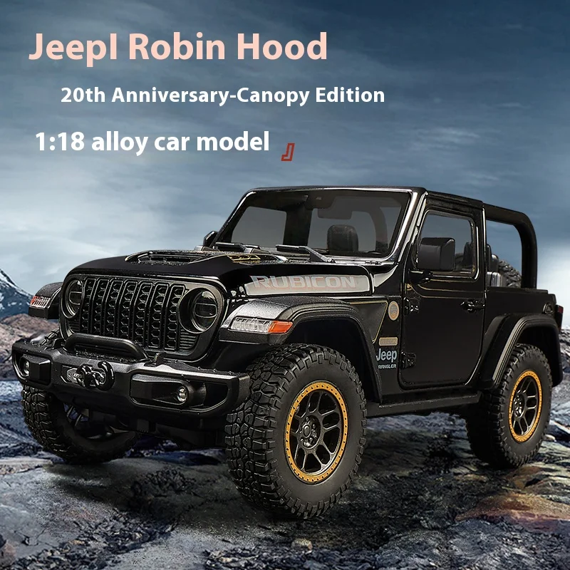 1:18 Jeep Wrangler Rubicon Convertible Version Off Road SUV Alloy