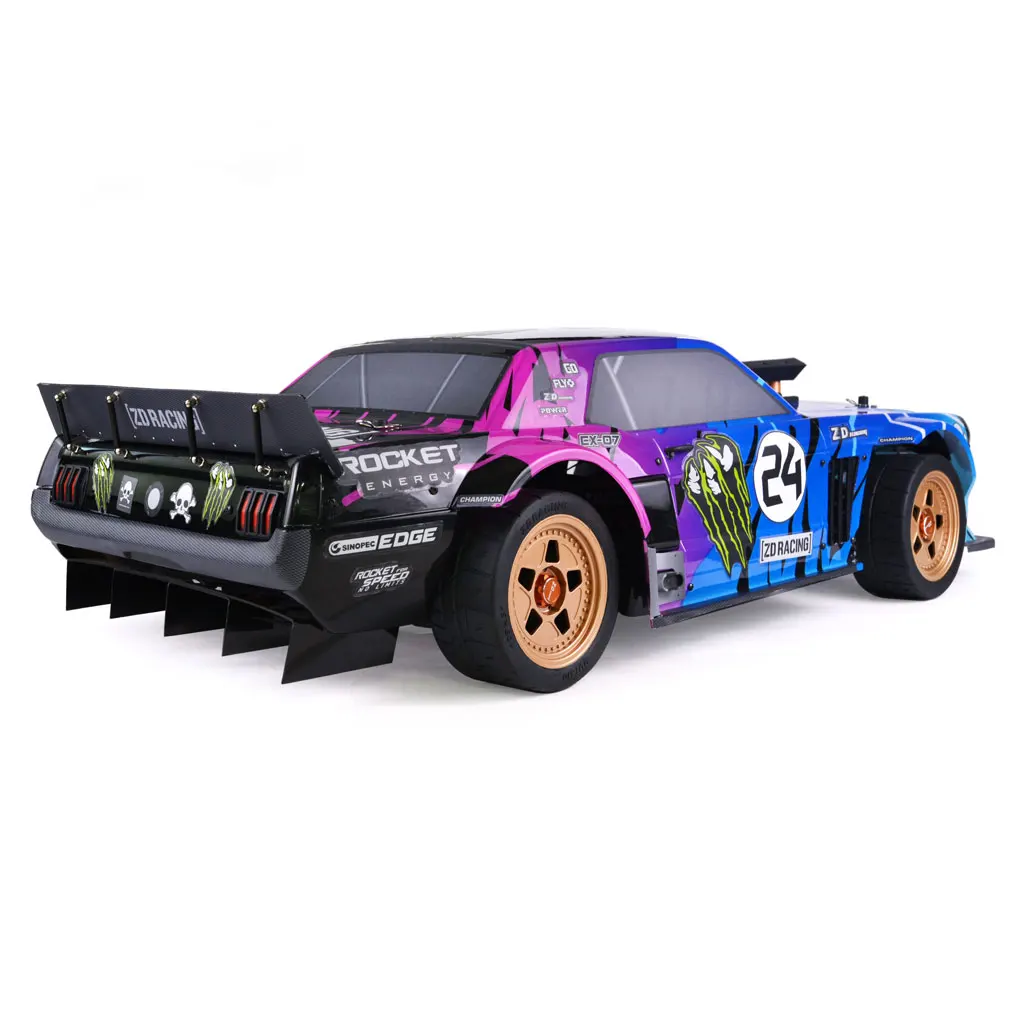 ZD Racing EX07 1/7 4WD RC High-speed Professional Flat Sports Car Electric Remote Control Model Adult Children Kids Toys Gift 5