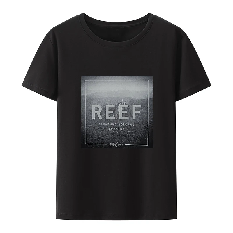 

Reef Men's Photo Funny T Shirts Breathable Man Short Sleeve T-shirt Short-sleev Leisure Roupas Masculinas Pattern Camisetas Tops