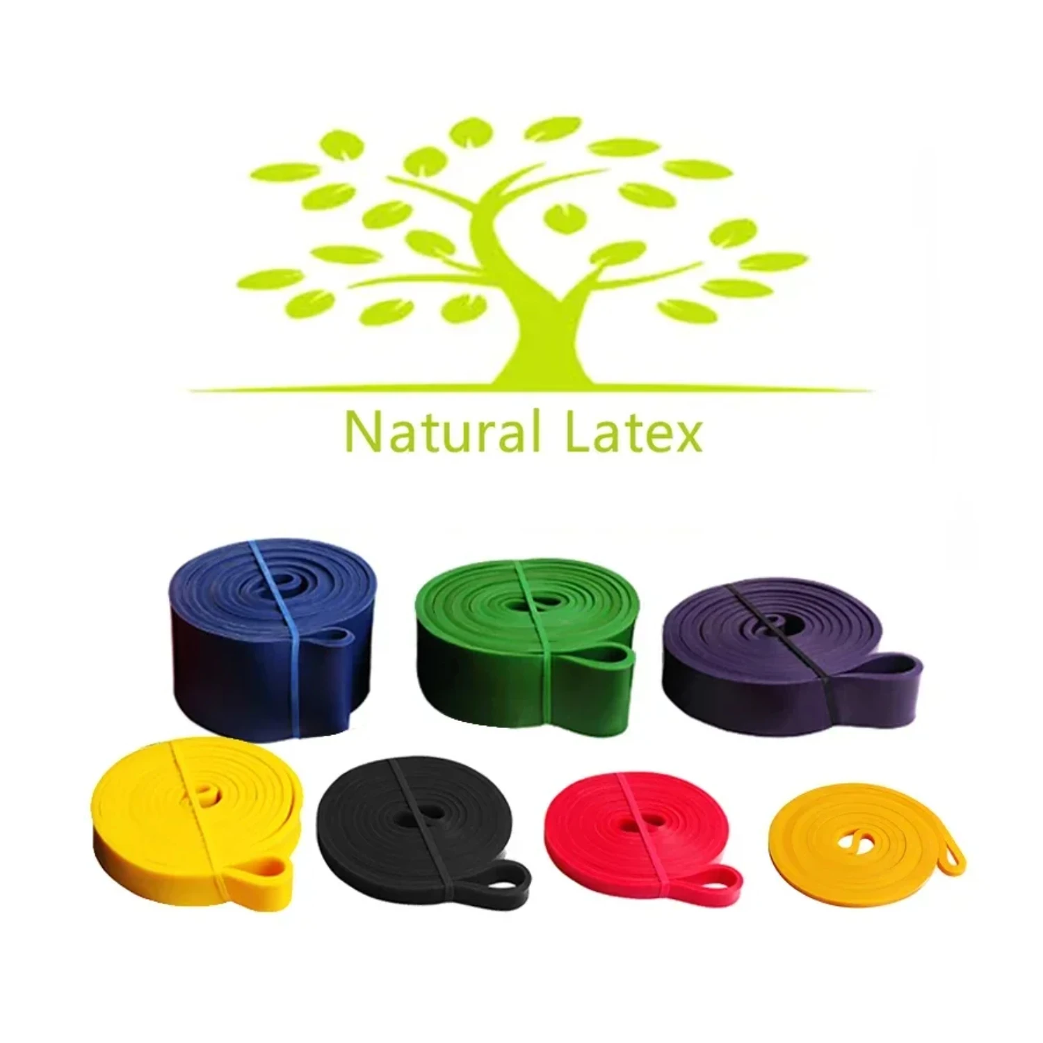 Heavy Duty Latex Resistance Band Sport Strength Pull Assist Band Pilates Fitness Equipment