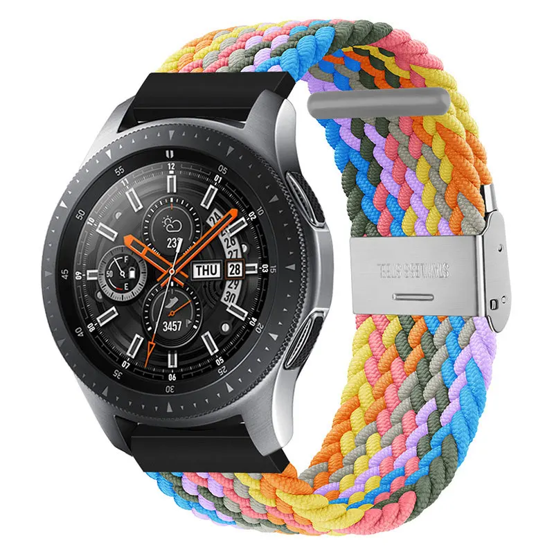 Nylon Braided Solo Loop Strap for Smartwatches - 20mm/22mm Band