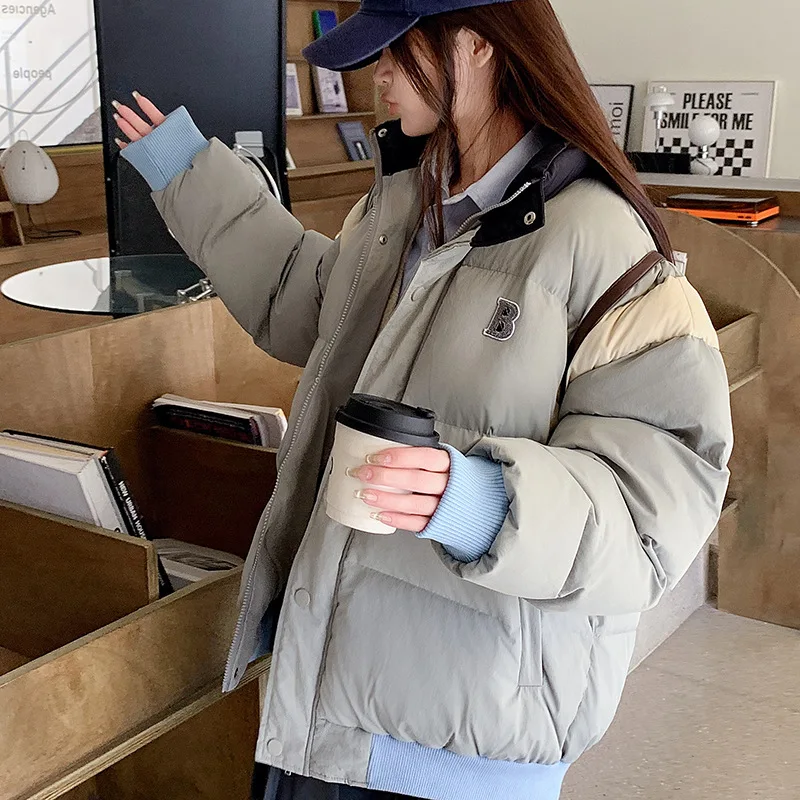

Down cotton jacket, cotton jacket, women's short style 2023 new winter small man bread jacket, thickened fashionable cotton