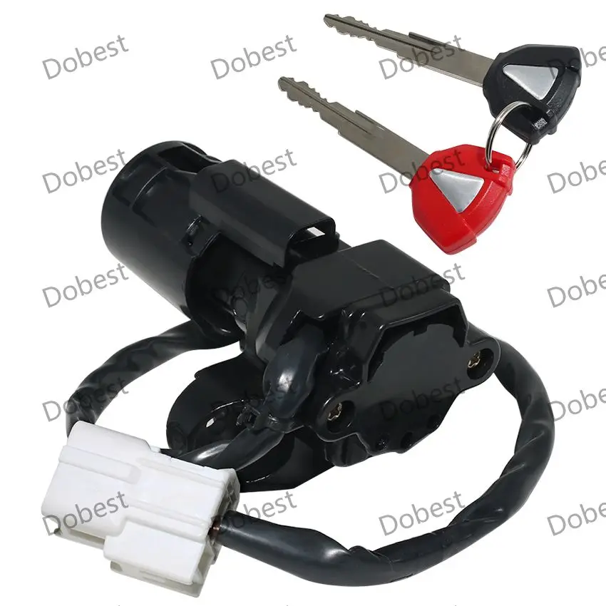오토바이 점화 키 스위치 잠금 장치, 가와사키 EX400 닌자 400 ABS ER400 Z400 27005-0635 27005-0717 용 모페드 액세서리