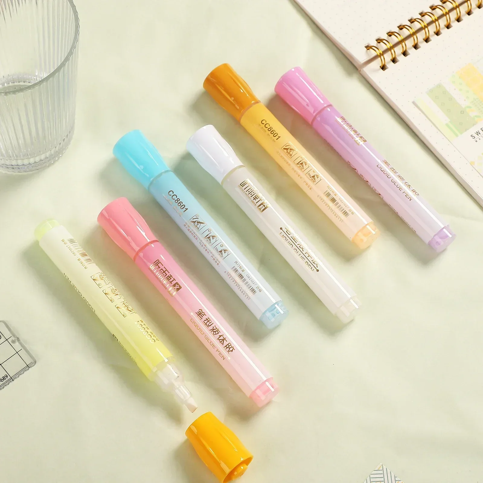 간단한 빠른 경화 분배 접착제, 창의적인 DIY 학생 용품, 대용량 펜 유형 액체 접착제, 10ml