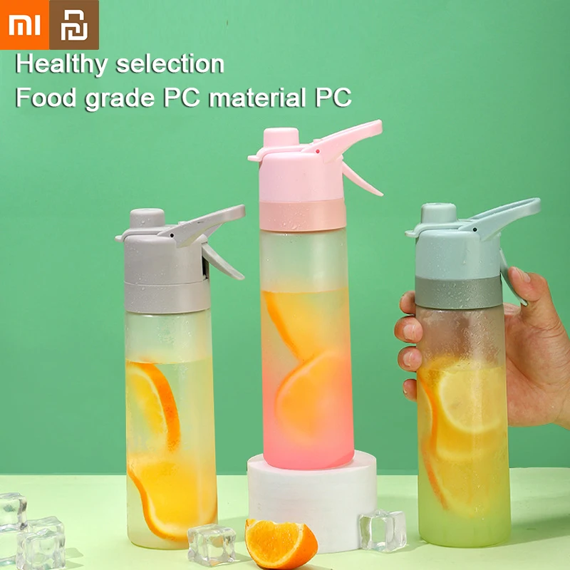 

Бутылка для воды Xiaomi Youpin, 700 мл, Спортивная бутылка для воды для улицы, фитнеса, бутылка с распылителем большой емкости, дорожные бутылки из пищевого материала