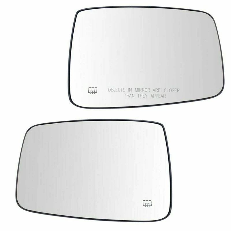 

2X Rear View Mirror Electric Wing Door Heated Rearview Mirror Glass For Dodge Ram 1500 2500 10-18 68079362AA 68079363AA