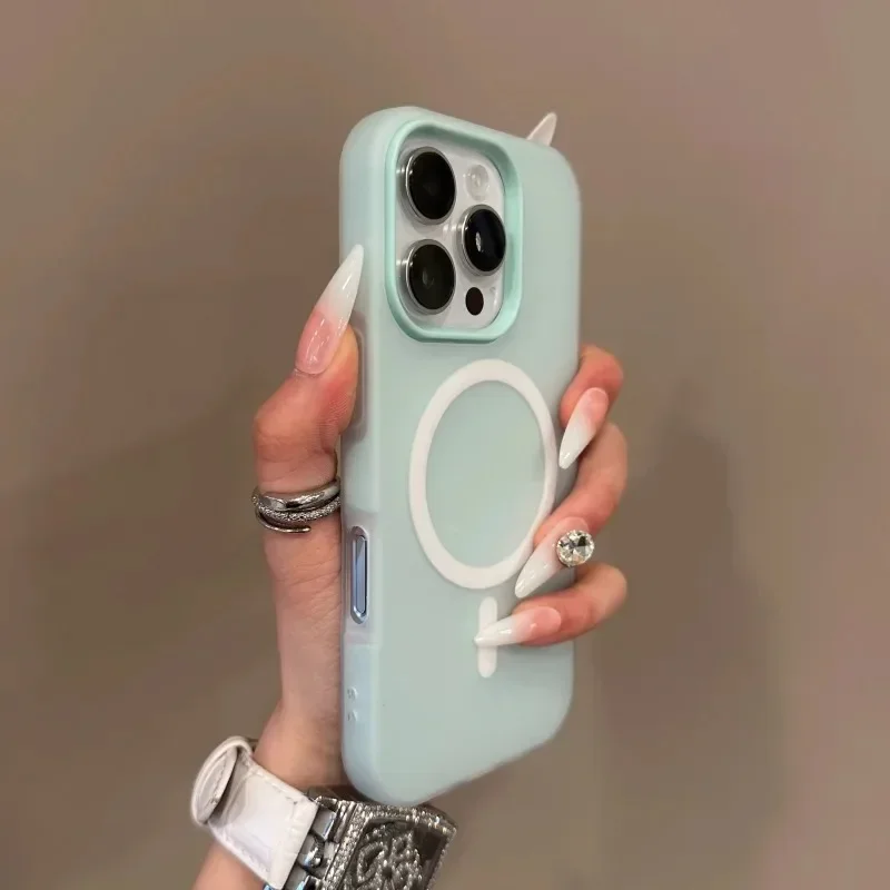 Luxury Candy Color 2-in-1 Magsafe iPhone Case 5