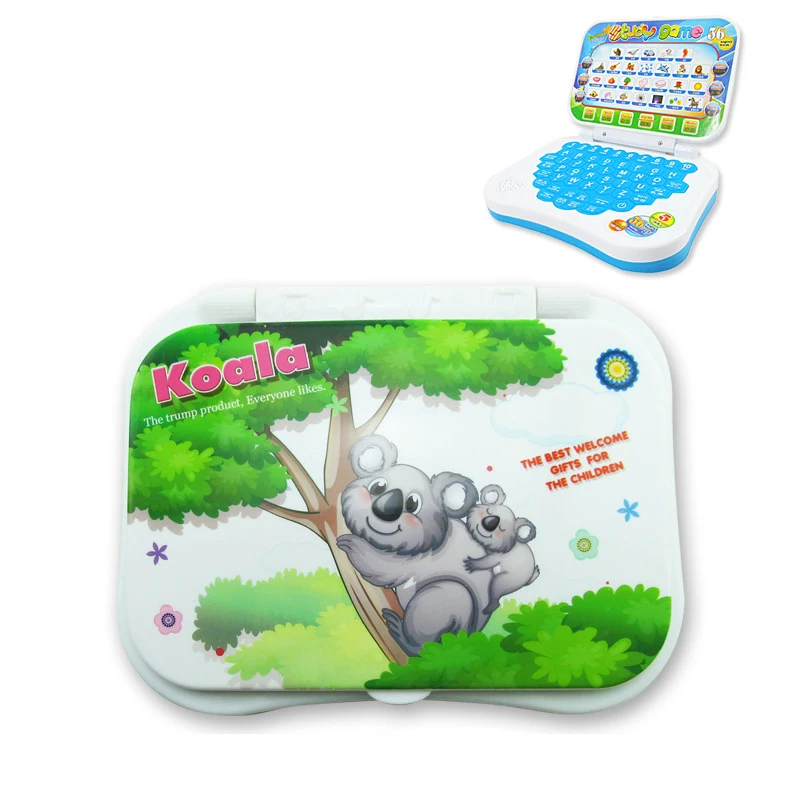 Cartoon Fold Pronunciation Learning Machine English Alphabet Language Computer Baby Tablet Educational Toys Children Gift 5
