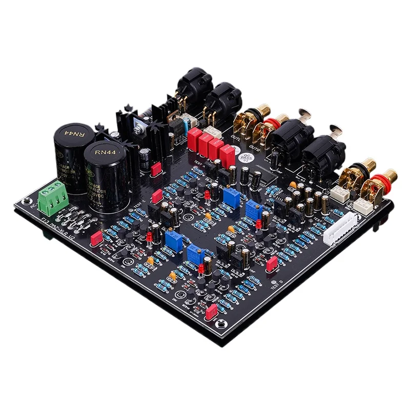 Malan HDAM HI-END 완전 균형 프리앰프 마감 보드, 스크린 적외선 리모컨 포함