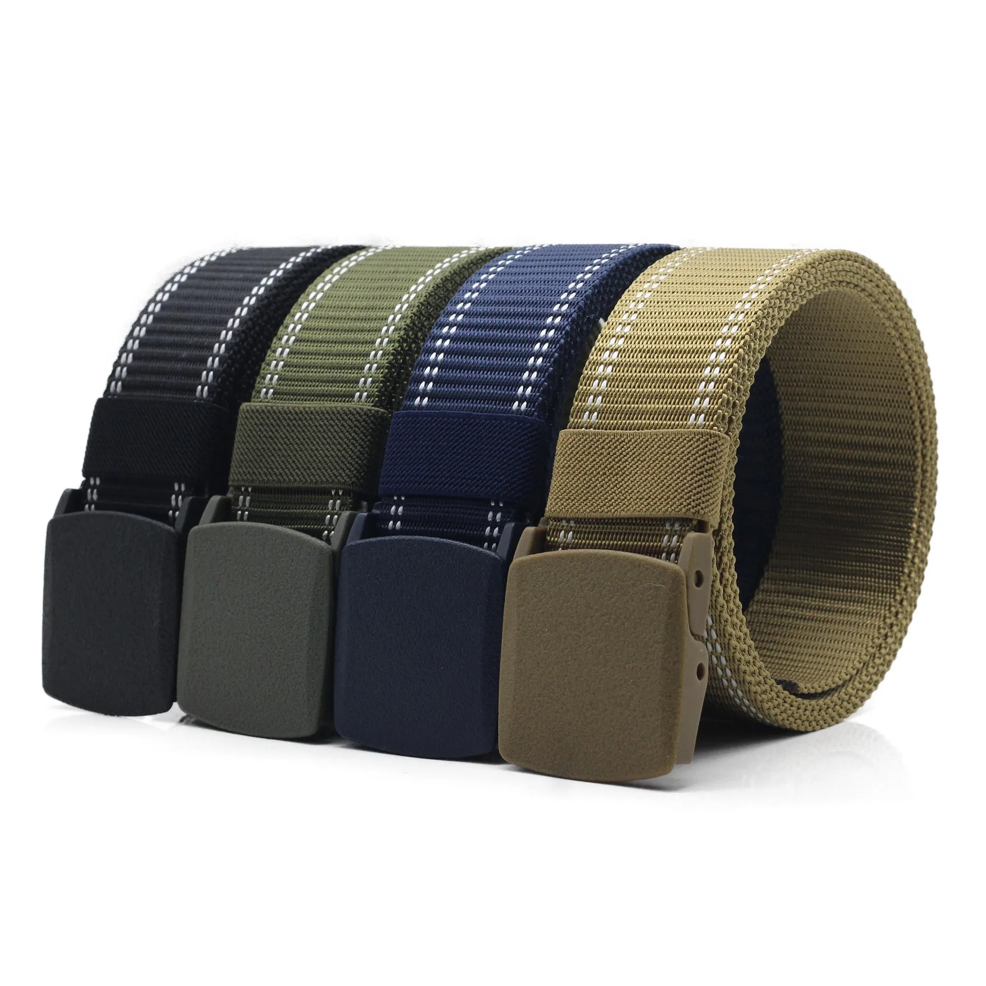 Men's Military Outdoor Tactical Belt Nylon Fabric Belts Army Style Canvas Cinturon Striped Male Waistband ceinture tissu homme men s military outdoor tactical belt nylon fabric belts army style canvas cinturon striped male waistband ceinture tissu homme