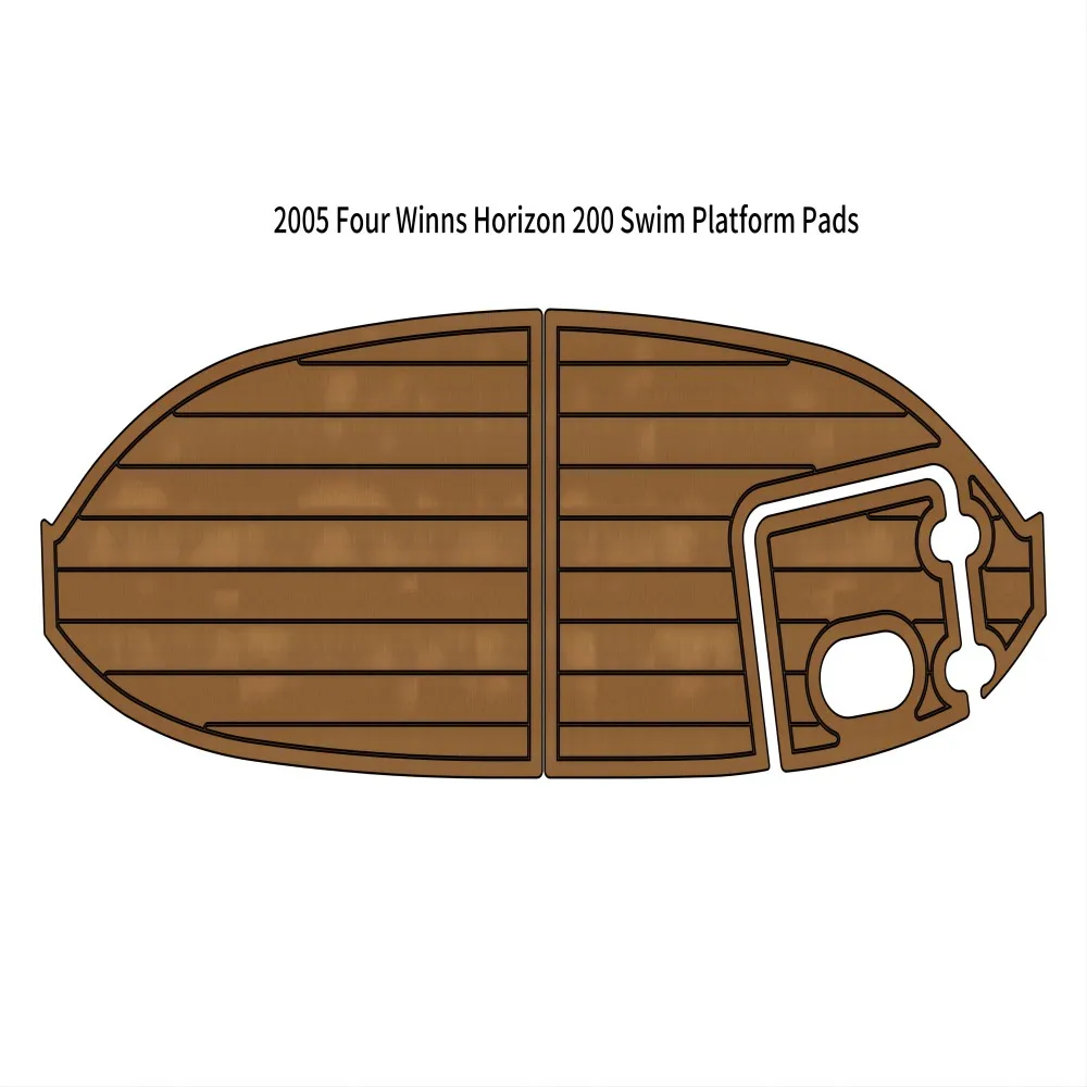 2005 Four Winns Horizon 200 Swim Platform Boat EVA Faux Foam Teak Deck Floor Pad