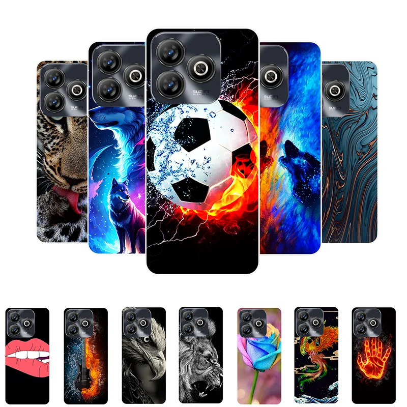 Football Soft Silicone Back Case - Protective Phone Cover Etui s