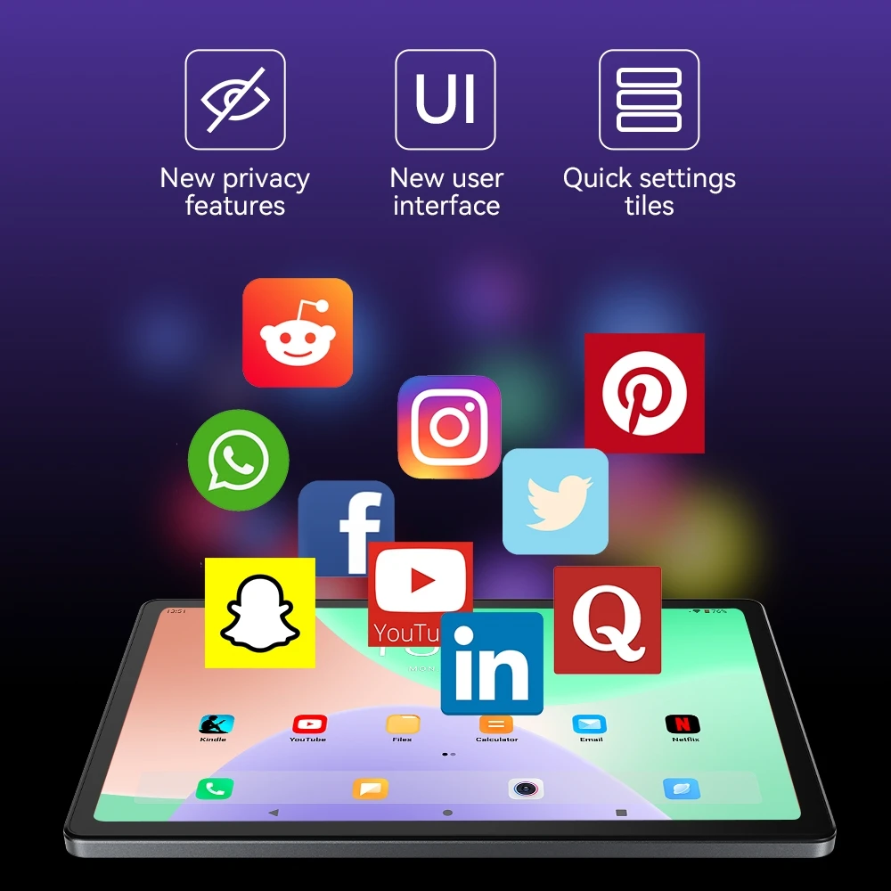 ALLDOCUBE iPlay50 프로 컴퓨터 패드, 넷플릭스 L1, 8 + 128GB, 10.4 인치, 2K 태블릿, Helio G99, 안드로이드 12, LTE 전화통화 패드