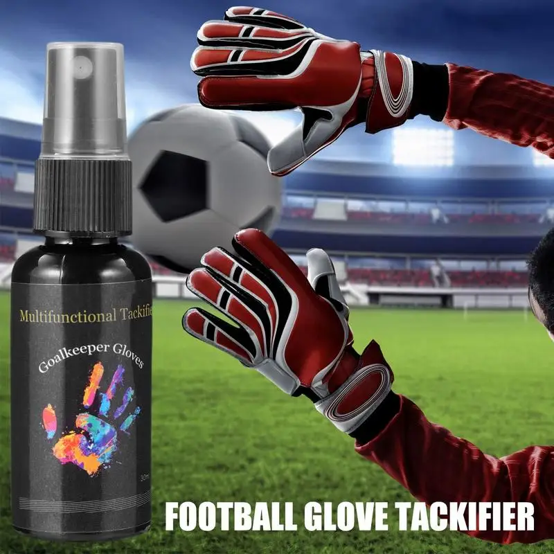 Goalkeeper Glove Grip Spray 30ml Football Anti-Slip Spray Sticky Glove Tackifier Baseball Batting Gloves Supplement
