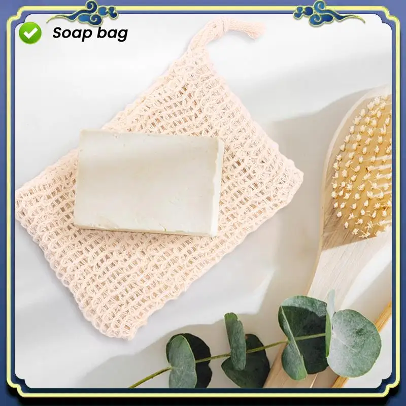 Latest 15 Packs Of Soap To Exfoliate Natural Flax Soap Bag