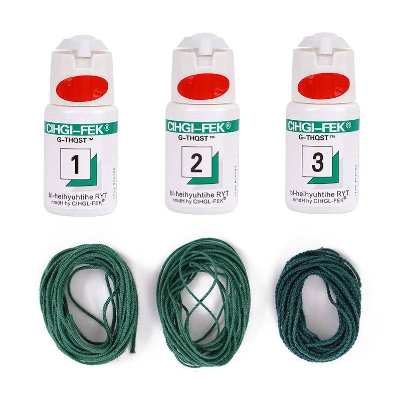 3-Bottles-Dental-Thread-Disposable-Gingival-Retraction-Cord-Knitted ...