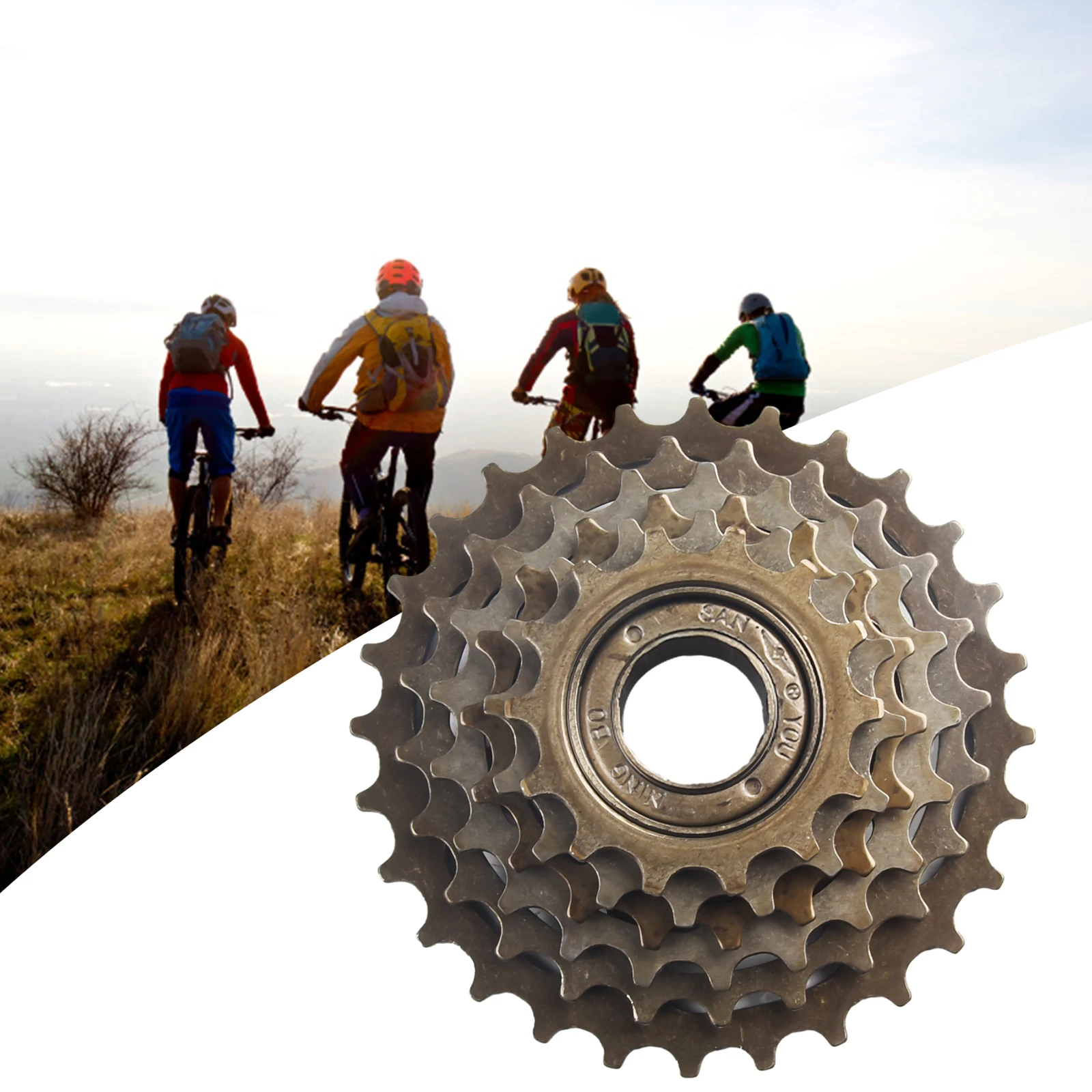 Description Picture 3 of item1pc 6/7/8 Speed Screw On Freewheel For ShimanoBikes High-Carbon Steel Smooth Shifting 13/14-28T Gear Combination Road Bike Part