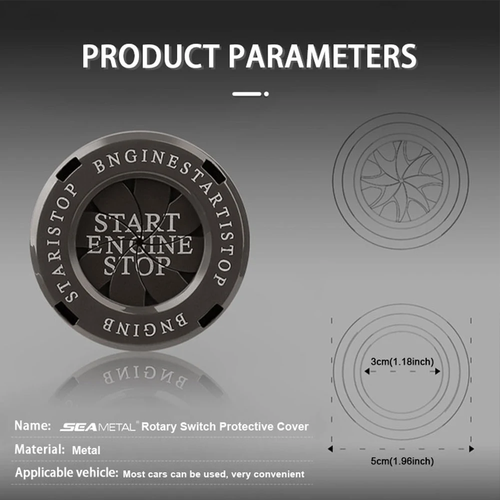 

Крышка кнопки отделки крышка пусковой кнопки двигателя автомобиля крышка внутреннего орнамента детали пусковой кнопки Замена качества