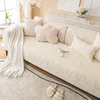 Washed Cotton Sofa Cushion Modern Seat Cushion Non-slip Jacquard Sofa Cover Homestay Four Seasons Universal Cover Cloth Towel 1