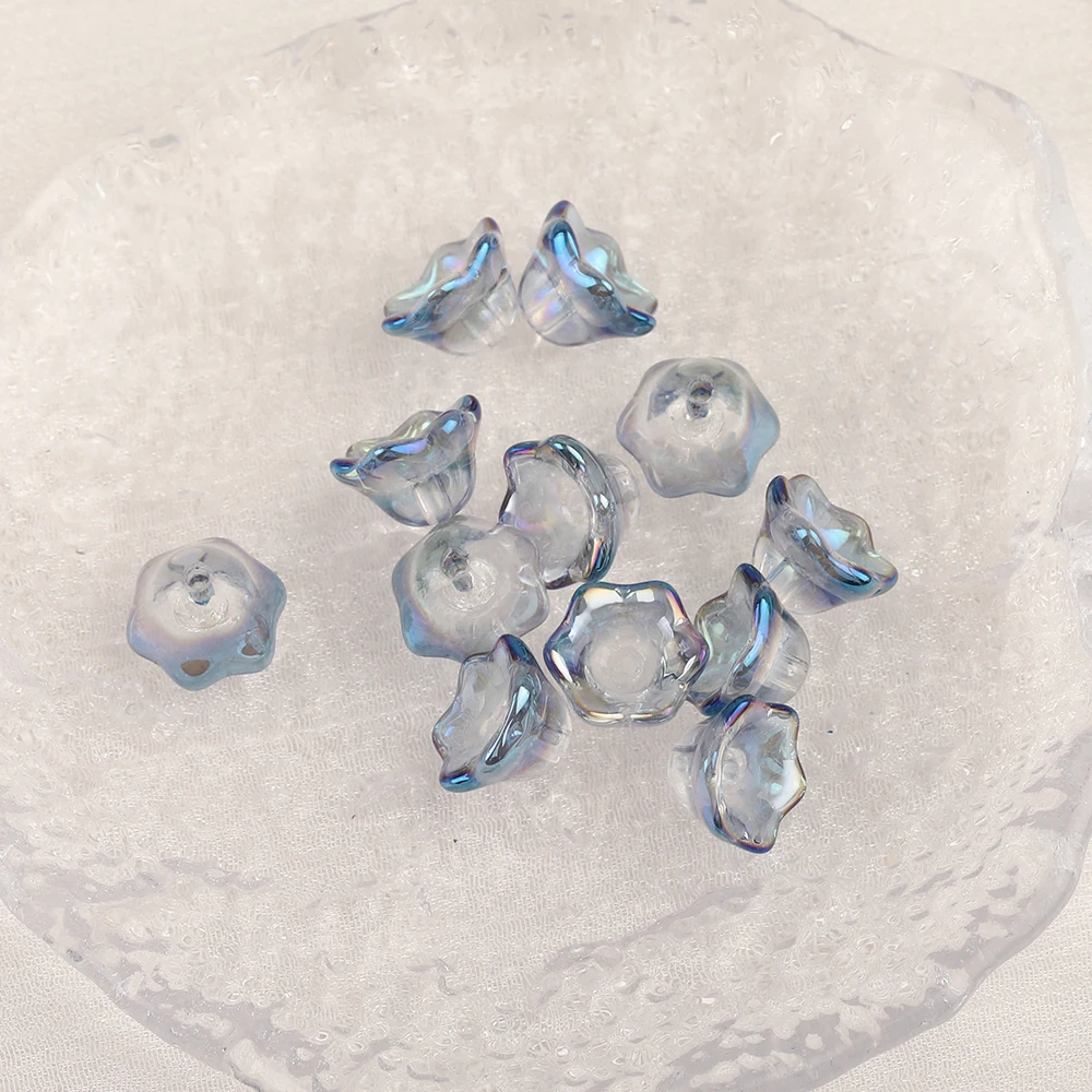 Cordial Design 7*11MM 650Pcs Crystal Material/DIY Beads Making/Flower Shapes/Jewelry Findings & Components/AB Plating/Hand Made - cordial