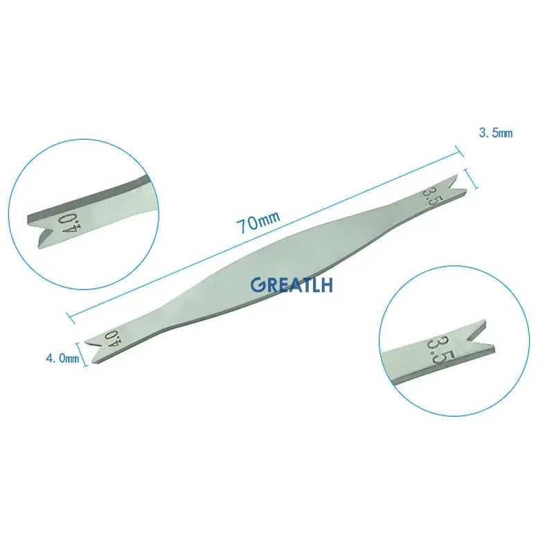 Ophthalmic Caliper for Braunstein Fixd Autoclavable Titanium Alloy/stainles Steel Ophthalmic Tools