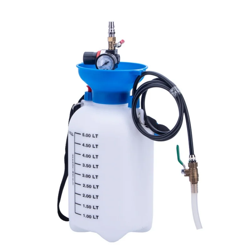 

5L Pneumatic Filler Gear Transmission Fluid Tanker Car Gearbox Grease Injector Oil Tanker 3Second/liter