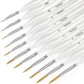 11pcs triangle white