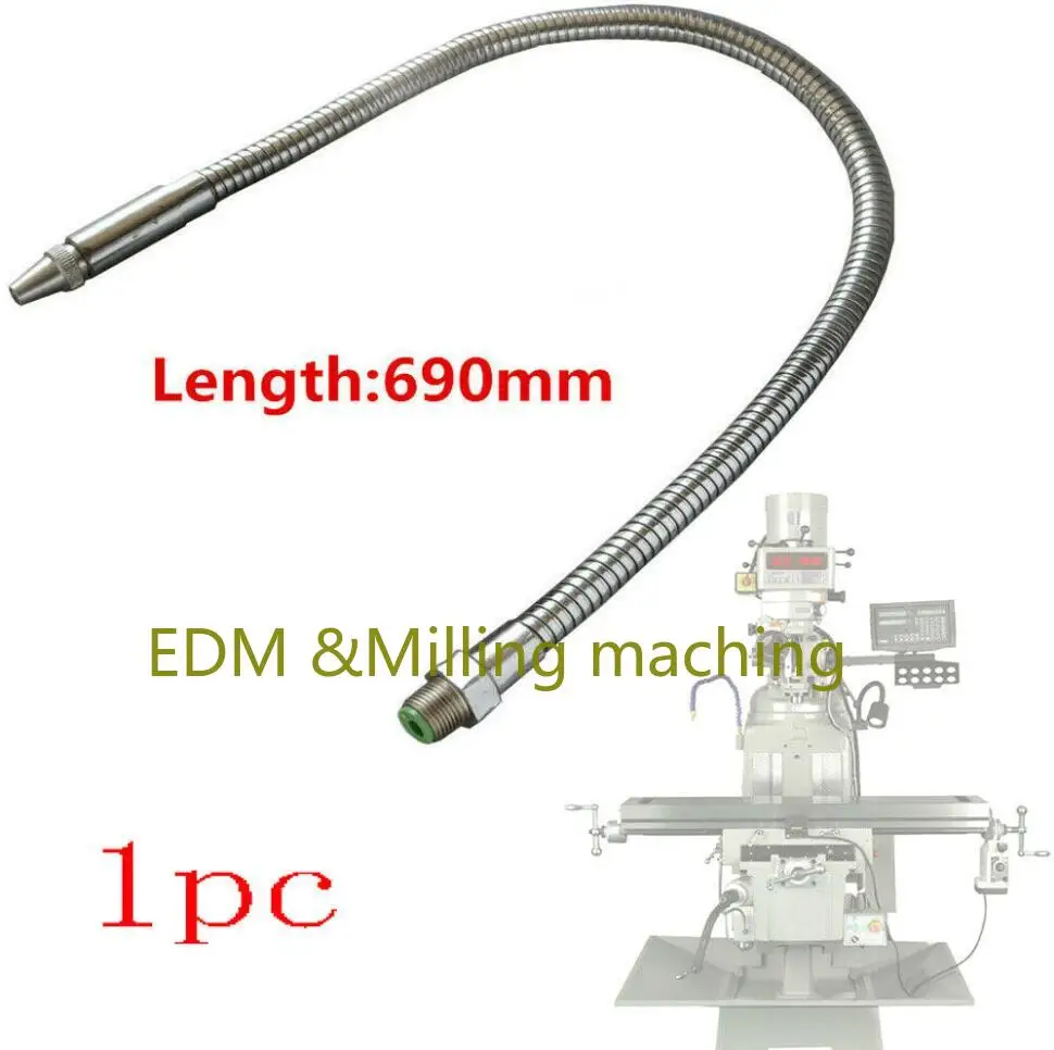 

CNC Turret Vertical Milling Machine Water Pipe Bendable Metal Tube 690mm 3/8" For Bridgeport Mill Tool