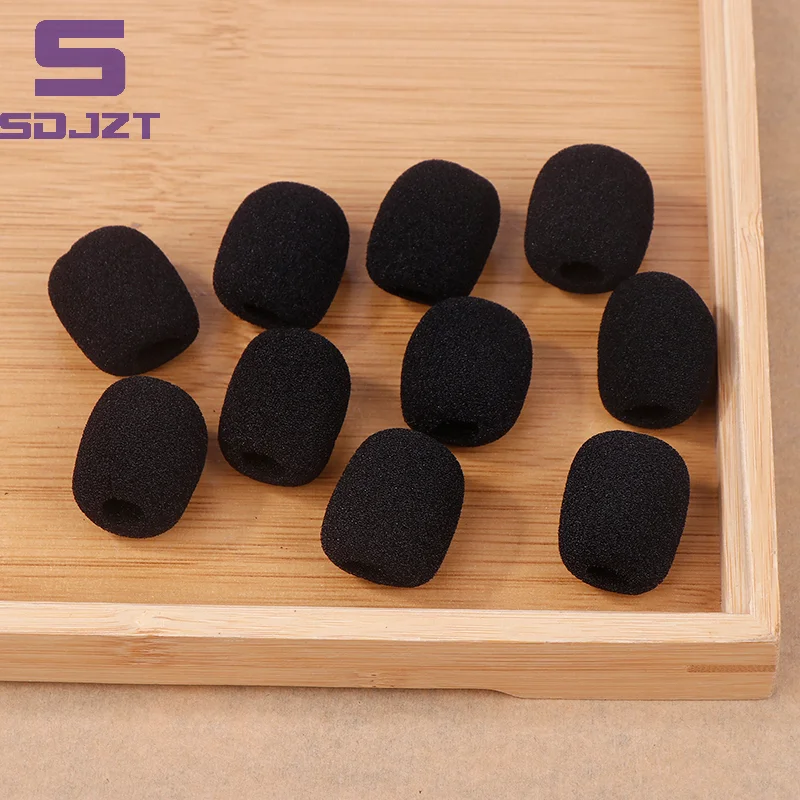 Headset Microphone Sponge For Motorcycle Intercom Helmet Bluetooth Headset Microphone Sponge 10PCS