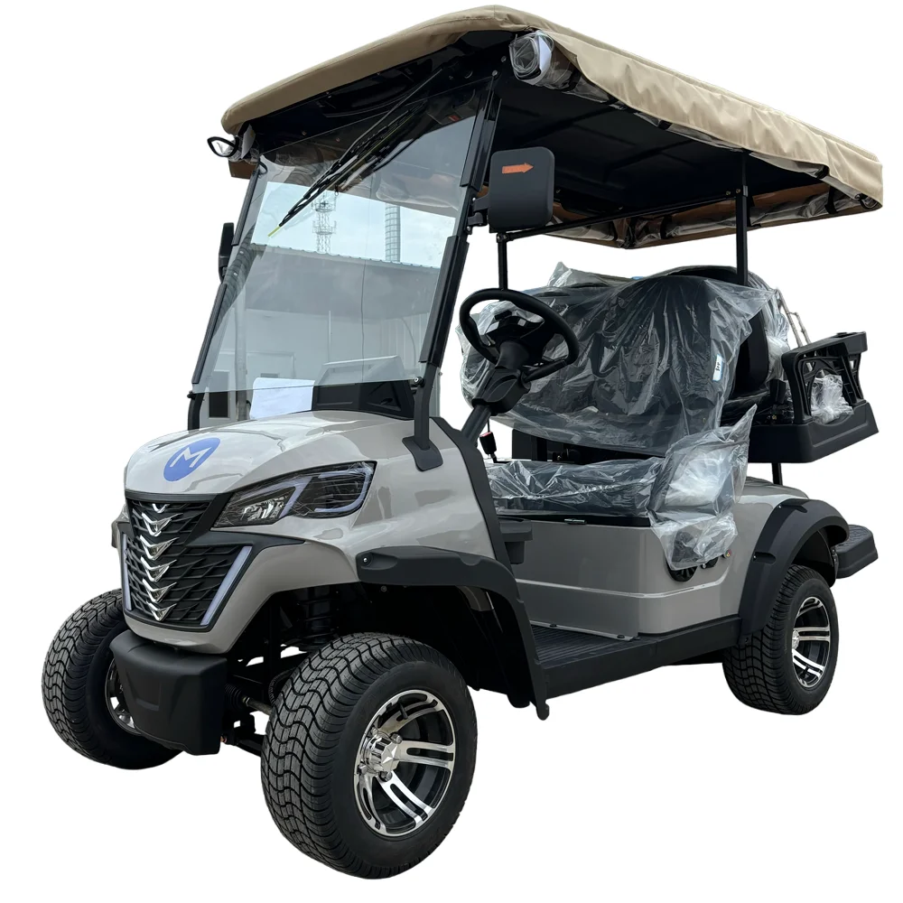 China Factory Price Street Legal Golf Cart 48V/5kw 45mph Speed Strong Power 6 Seater Off-Road Electric Golf Cart
