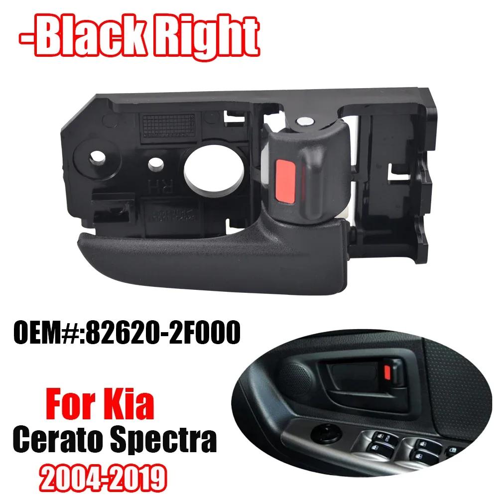 Enhanced Interior Door Handle Replacement for Kia Cerato - Front and Rear