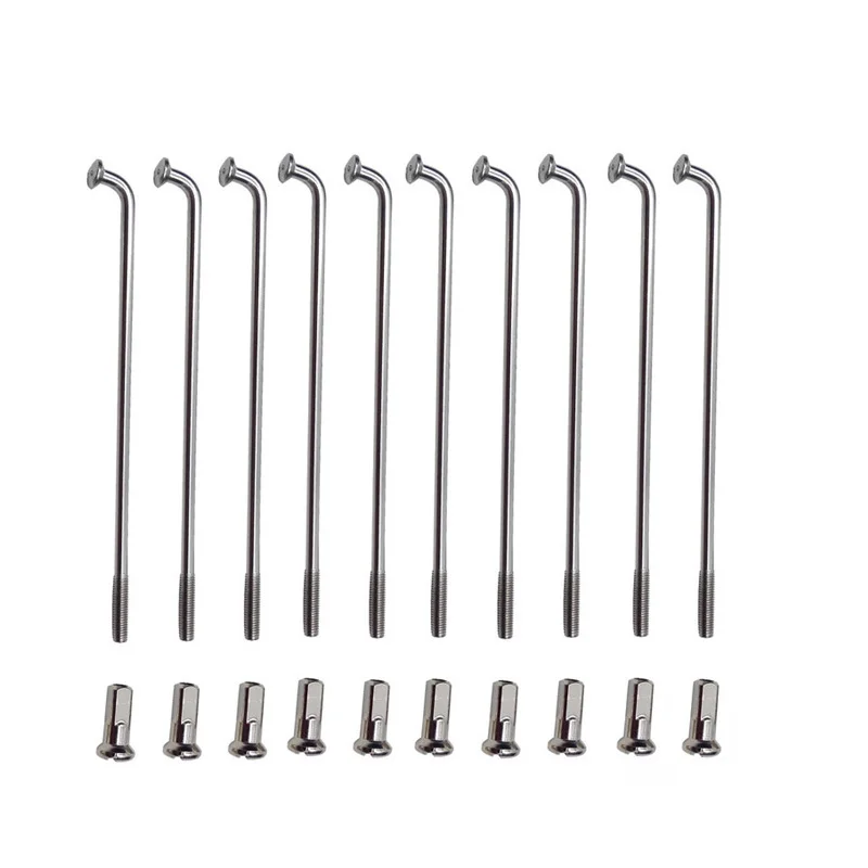 39 Pieces A Lot 12G Diameter 2.6mm J-bend Electric Bicycle Wheel Spokes Materiall 304 Stainless Steel Sliver Color E-bike Spokes