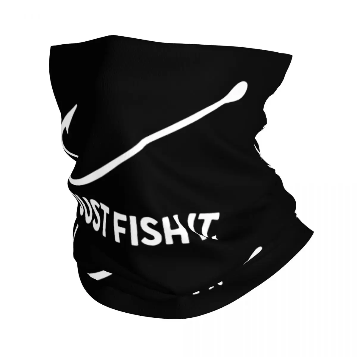 

Fishing Just Fish It Bandana Neck Gaiter Printed Fisher Fishermen Balaclavas Face Mask Scarf Multi-use Fishing Adult Windproof