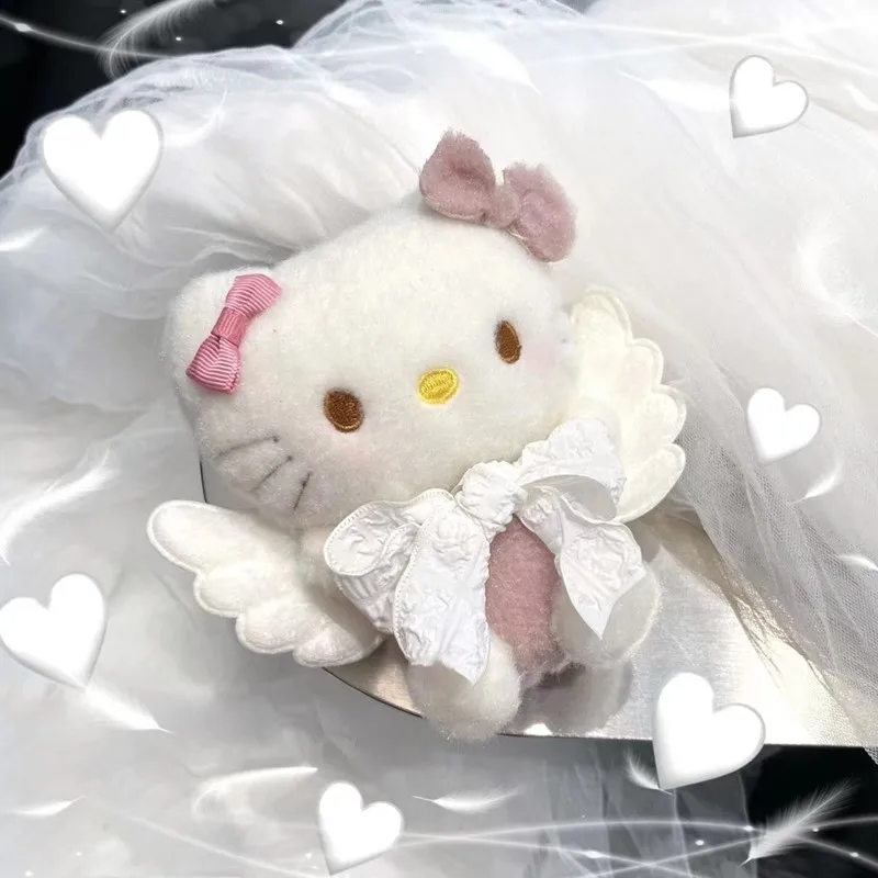 Sanrioハローキティ天使ぬいぐるみキーホルダー、漫画の