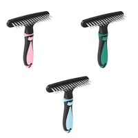Carpet Restoration Carpet Rake Hair Cleaner Suitable for Rake Comb for Dogs and Cats Slicone Handle Deshedding Brush 1