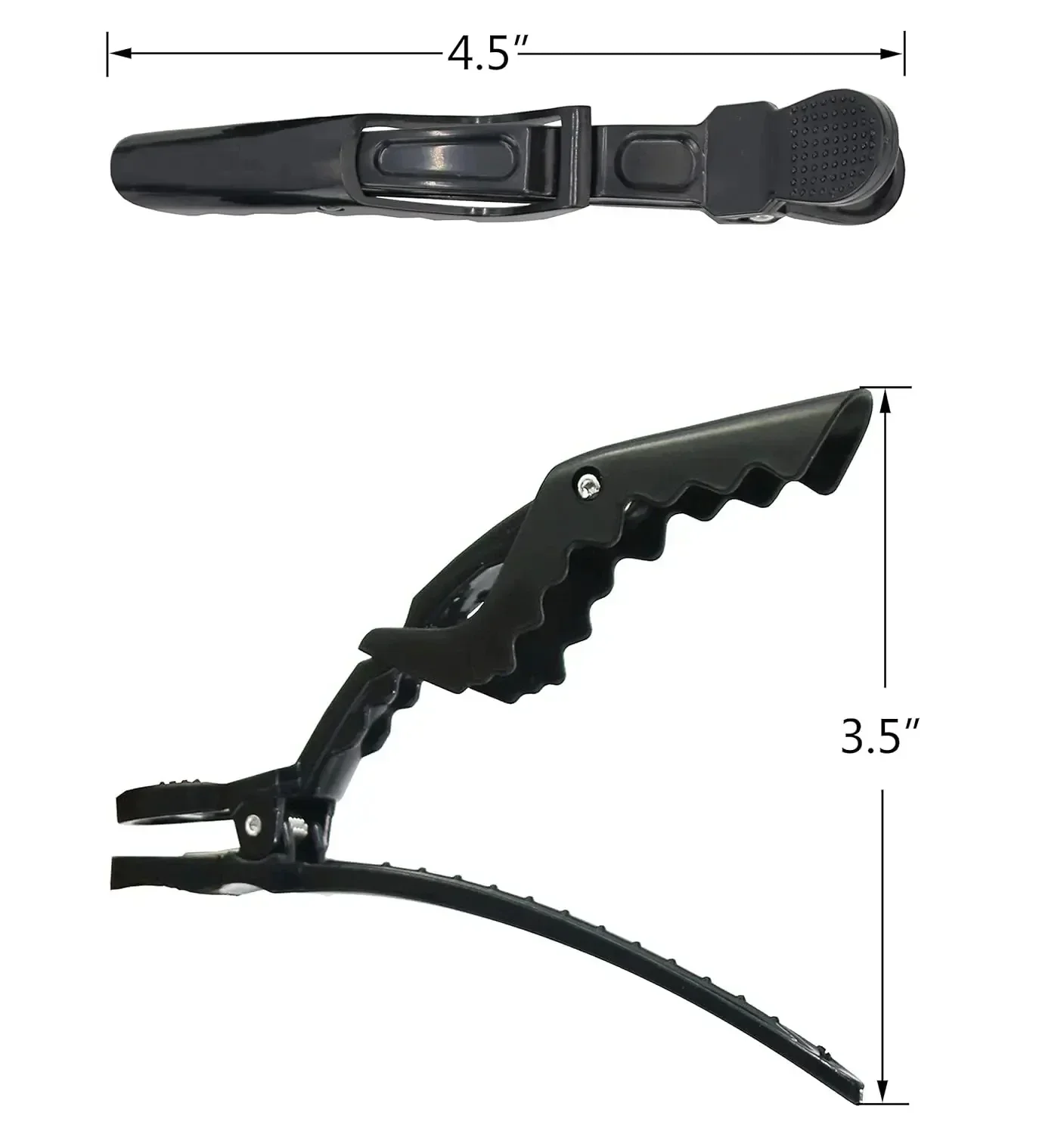 Hair Clips 5PCS Plastic Alligator Hair Clip Hairdressing Clamps Hair Claw Professional Barber Clips Salon Styling Hairpins Accessorie
