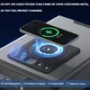 24/7 Display Clock Safe with 2-in-1 Watch & Phone Wireless Charging,Pistol Safe with Backlit Keypad, Handgun Safe with LED Light 2