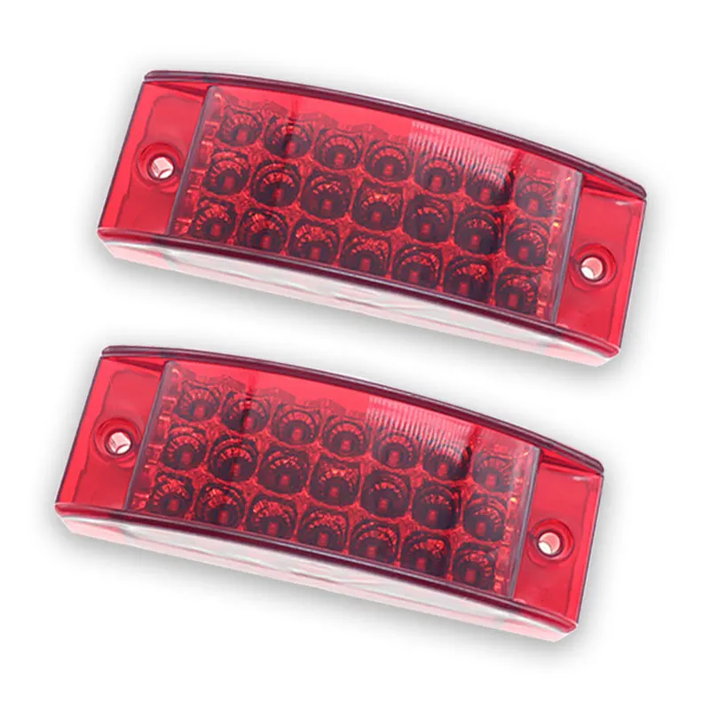 

2Pcs 21LED Waterproof for Car Truck Lorry Trailer Brake Rear Warning Tailight Flowing Indicator Blinker 12V 24V Stop Lamp