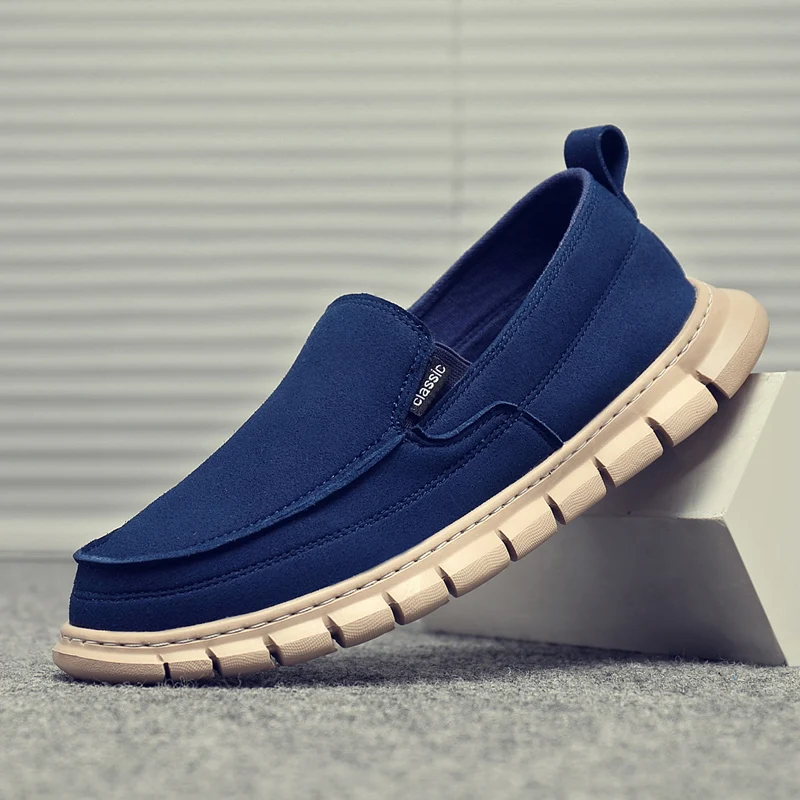 

Fashion Trend Men Low Shoes Light Soft Comfort Breathable Male Footwear Slip-on Wear-resisting Zapatos De Hombre Outside Casual