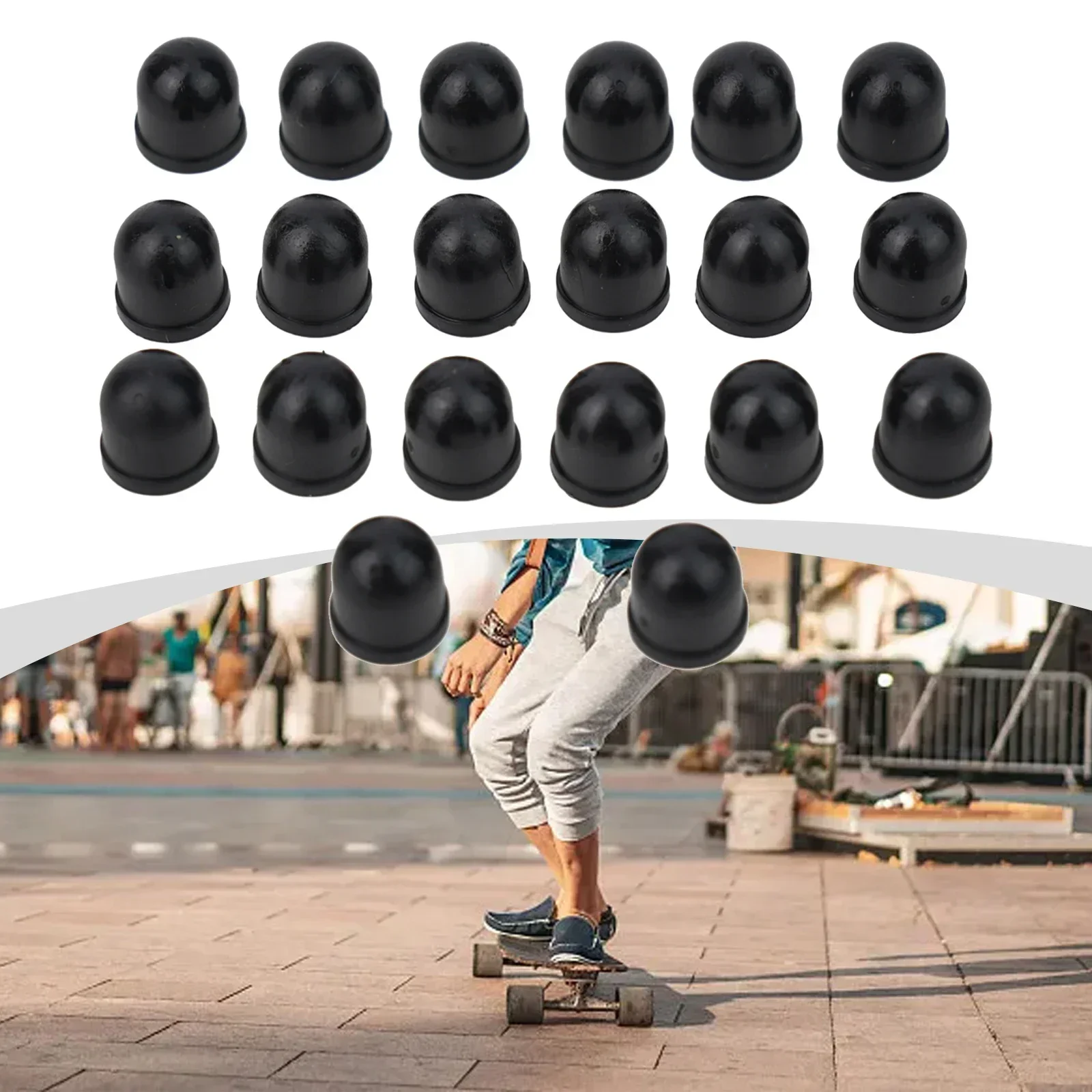 Skateboard Accessories 20Pcs/set Replacement Skateboard Pivot Cups 12mm Skateboard Longboard Accessories Pivot Tube For 3.25 Inch Small Fish Parts