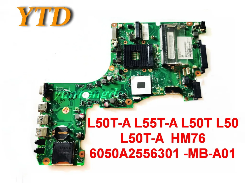 

Оригинал для ноутбука Toshiba Satellite L50T-A L50T L50, материнская плата для ноутбука L55T-A HM76 6050A2556301