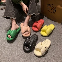 Butterfly-knot Slipper Women Girls Summer Slippers Woman Fashion Ins Home Bathing Anti-Slip Slippers Shoes For Girls 1