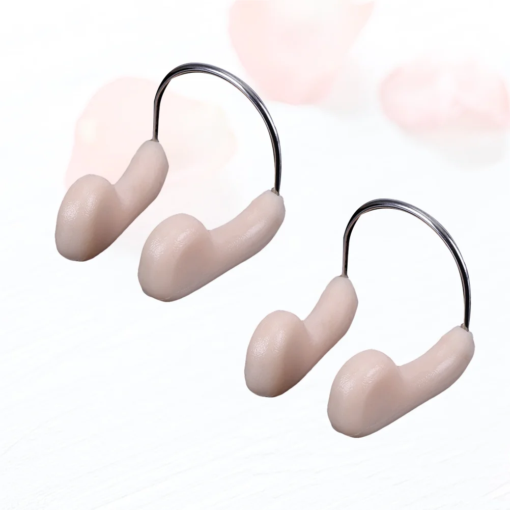 Sleeping Nose Clips Sleeping Nose Clamp Swimming Nose Clips Underwater Nose Protection  Nasal Clip For Snoring Nose Clip 1pc copper fake piercing nose ring butterfly clip on nose ear clip punk cuff earring for women girl gift body jewelry gift