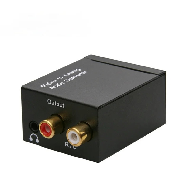 Digital To Analog Audio Converter Optical Fiber Coaxial Decoding Conversion 3.5 Earphones CN(Origin) | Электроника