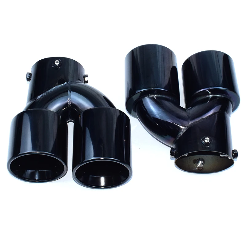 Exhaust Muffler Tip For BMW G23 M440i G20 G21 M340i G42 M240i Exhaust Pipe Upgrade Carbon Fiber Black Muffler Tip Nozzle