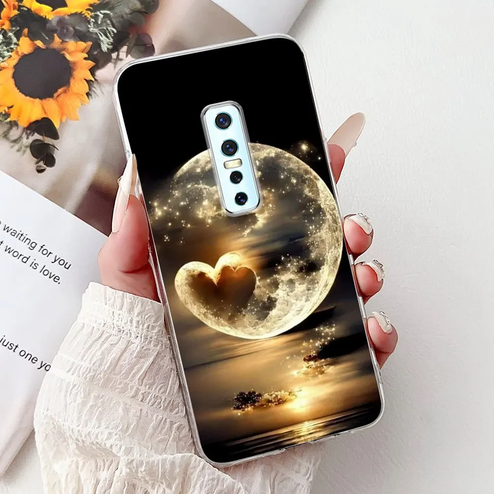 Clear Luxury Fashion Flowers Cat Design Soft Back Phone Case