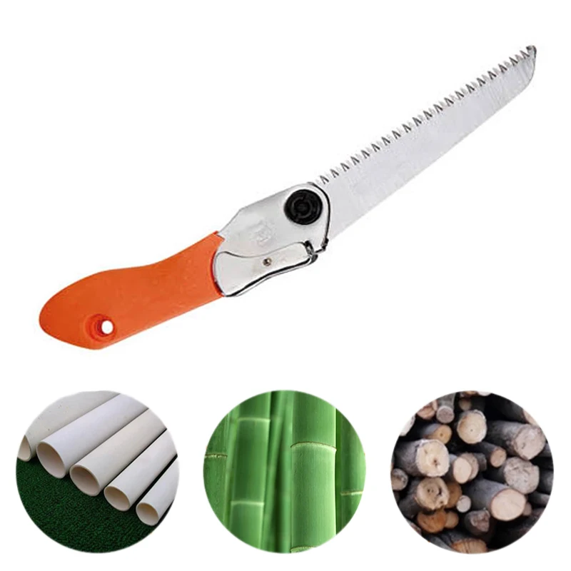 Foldable Hand Saw Portable Woodworking Saw For Pipe Bamboo Wood Cutting Fruit Tree Pruning Carpentry Tool Home Gardening Tools