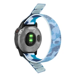 Premium Nylon Braided Watch Strap with Quickfit Design - 22mm/26mm Adjustable Loop Band Replacement Wristband - QuickFit 22mm (Sky blue)