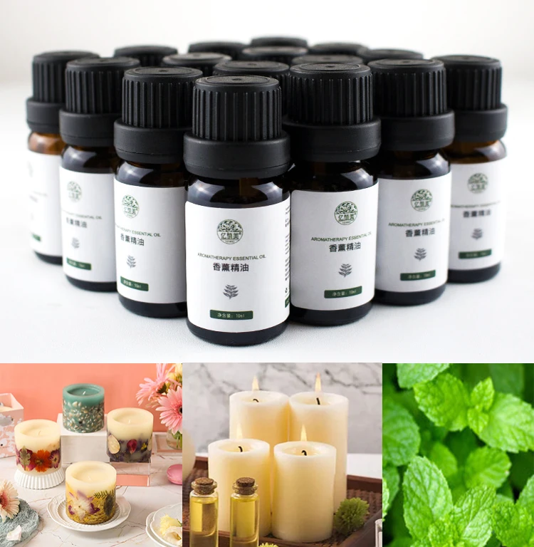 Essential Oil Flavoring 10ml Essential Oil Plant FLAVOR DIY Aromatherapy Plaster Candle Making Soap Making Aroma Fragrance Oil For Diffuser Sleep