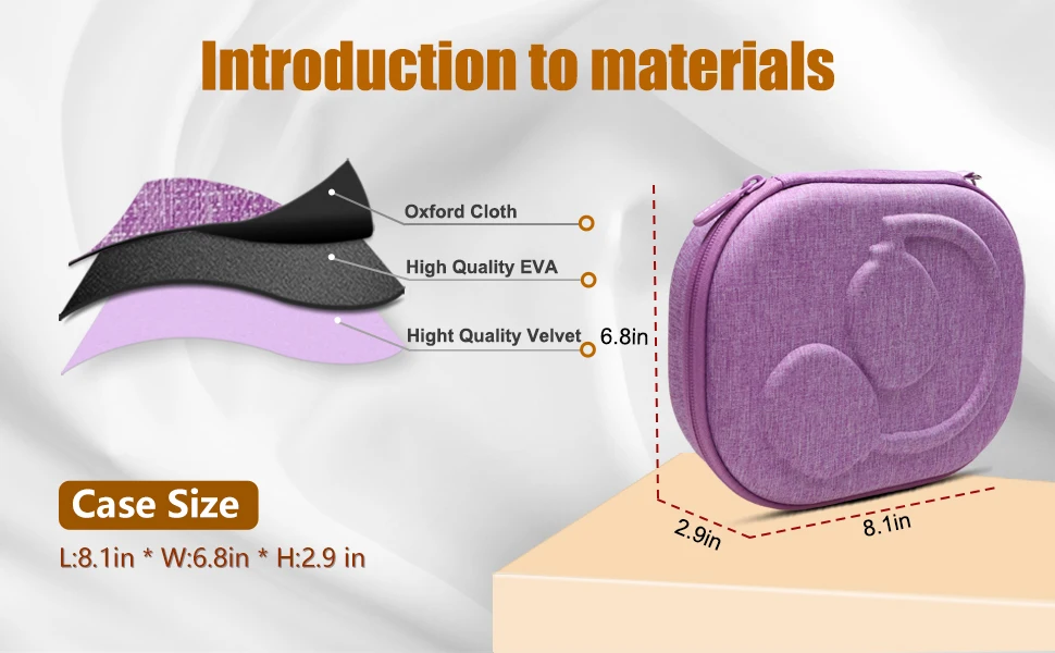 EVA Hard Case for JBL Live 770NC/660NC/650BT/460NC and JBL Tune 770NC/710BT/720BT/760NC/700BT Bluetooth Wireless Headphone